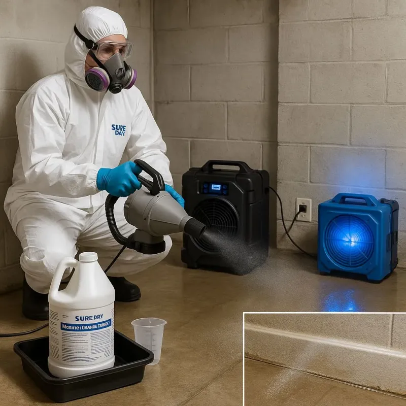 Sanitization and Odor Removal process in Mountain Top, PA