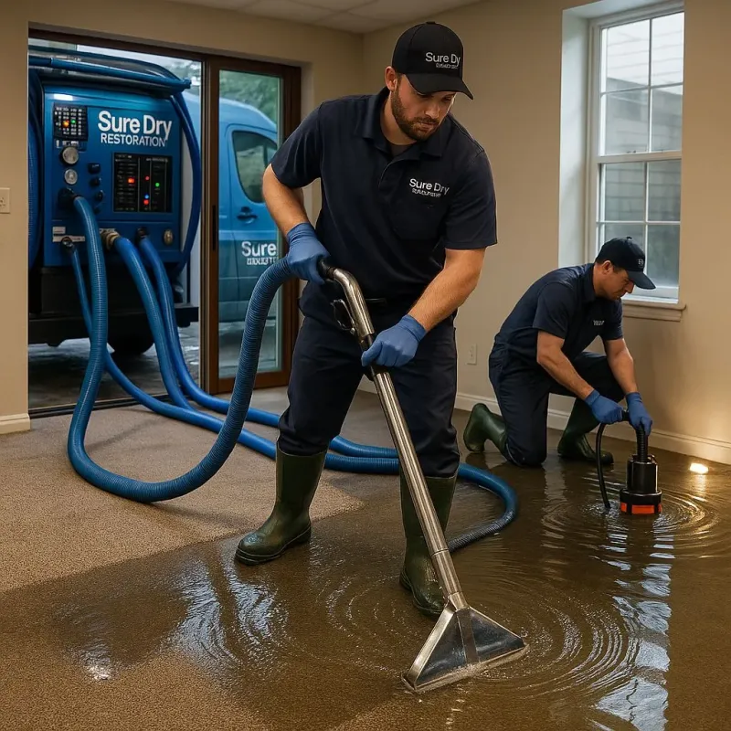 Water Extraction and Removal process in Mountain Top, PA